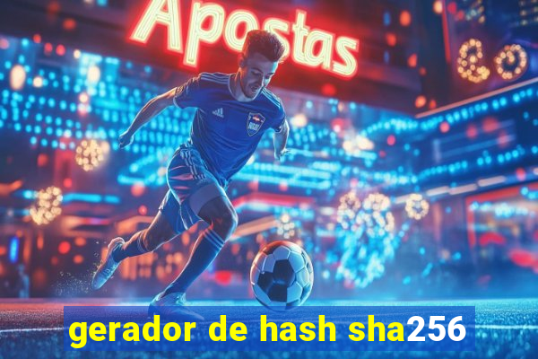 gerador de hash sha256